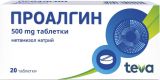 ПРОАЛГИН Висока температура, зъбобол 20 табл., Actavis