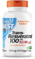 DOCTOR'S BEST TRANS-RESVERATROL Транс-Ресвератрол 100 мг, 60 капсули