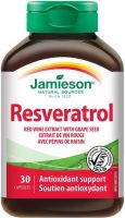 JAMIESON RESVERATROL Ресвератрол естествен антиоксидант 30 к