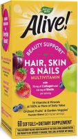 NW ALIVE Мултивитамини за коса, кожа и нокти 60 меки капс.