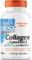 DOCTOR'S BEST COLLAGEN Тypes 1&3 with Peptan Колаген 180 таб
