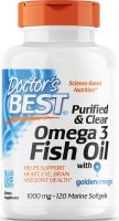 DOCTOR'S BEST OMEGA 3 FISH OIL (1000mg) Рибено масло 120капс
