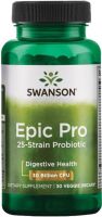 SWANSON EPIC PRO 25-Щамов Пробиотик за храносмилателната система 30 капсули