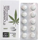 CANABIGAL GUMS Mint Дъвки (100 mg CBD) 10 броя