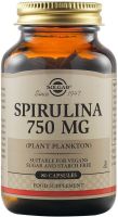 SOLGAR SPIRULINA 750 mg Спирулина 80 раст. капс.