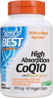 DOCTOR'S BEST CoQ10 with BIO PERINE (100 мг) Коензим Q10 с БиоПерин 60 капсули