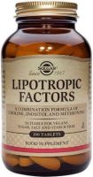 SOLGAR LIPOTROPIC FACTORS Липотропни Фактори 100 таблетки