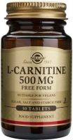 SOLGAR L-CARNITINE 500 mg Л-Карнитин 30 таблeтки