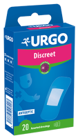 URGO DISCREET Прозрачен водоустойчив пластир 3 размера 20 броя