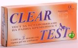CLEAR TEST Лента тест за бременност за 3 мин. след 7-мия ден