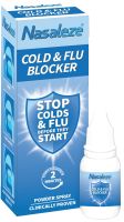 NASALEZE Cold & Flu Blocker Прахообразен спрей за нос 800 мг