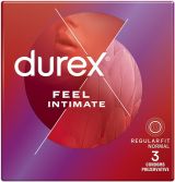 DUREX FEEL INTIMATE Презервативи с допълнителен лубрикант 3 броя