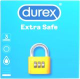 DUREX EXTRA SAFE Презервативи по-плътни 3 бр.