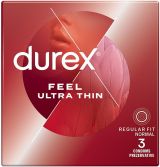 DUREX FEEL ULTRA THIN Презервативи супер тънки 3 бр.