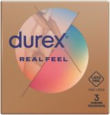 DUREX REAL FEEL Нелатексови презервативи 3 броя