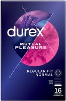DUREX MUTUAL PLEASURE Презервативи на ивици и точки 16 броя