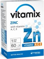 VITAMIX Цинк + Витаминин А, С, Е 60 табл. Fortex