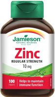 JAMIESON ZINK 10 mg Антиоксидантен минерал Цинк 100 табл.
