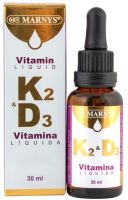 MARNYS Течен витамин K2 + витамин D3 30 мл