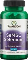SWANSON SeMSC SELENIUM Селен като антиоксидант 120 капсули