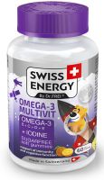 SWISS ENERGY OMEGA-3 MULTIVIT Детски витамини с Омега-3 60 желирани бонбона