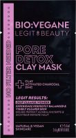 BIO:VEGANE PURE DETOX Почистваща маска с глина 2 x 5 мл