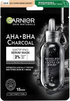 GARNIER SKIN NATURALS CHARCOAL Памучна лист маска с Въглен