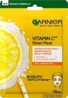 GARNIER SKIN NATURALS VITAMIN C** Лист маска с Витамин C 28г