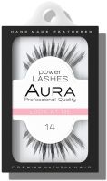 AURA POWER LASHES Мигли от естествен косъм 14 Look At Me