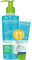 BIODERMA Комплект SEBIUM Измивен гел 200 мл+ гел мусан 45 мл