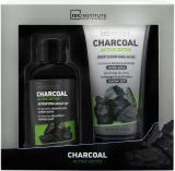 IDC CHARCOAL Душ-гел 120 мл + Скраб за тяло 100 мл
