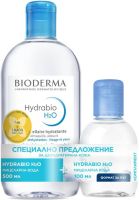 BIODERMA Комплект HYDRABIO Н2О Мицеларен разтвор 500 мл+100 мл