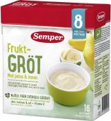 SEMPER Frukt-GROT Млечна каша с Круши и Банани 8+ месеца 480 г