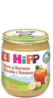 HIPP БИО Ябълки и банани 4+ мес. 125 г