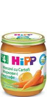 HIPP БИО пюре от ранни Моркови с Картофи 4+ мес. 125 г