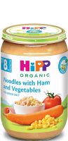 HIPP БИО Шунка със зеленчуци и макарони 8+ мес. 220 г