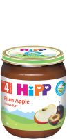 HIPP БИО Сливи и ябълки 4+ мес. 125 г