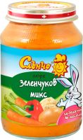 СЛЪНЧО Зеленчуково пюре - Зеленчуков Микс 4+ мес. 190 г