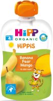 HIPPIS БИО Плодова закуска банан, круша и манго 4+м. 100г
