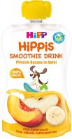 HIPPIS БИО Смути праскова, банан и ябълка 1+год. 120г