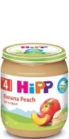 HIPP БИО Праскови и банани 4+мес 125 г