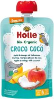 HOLLE CROCO COCO БИО Пауч Ябълка, Манго и Кокос от 8м. 100 г