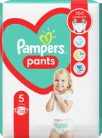 PAMPERS PANTS 5-Junior (12-17кг) Еднократни гащи 22 бр./пак.