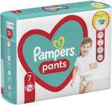 PAMPERS PANTS Гащи еднократни размер 7 за деца над 17+ кг 38 броя (JUMBO-пакет)