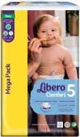 LIBERO COMFORT Пелени 5-ца  за бебета от 10 до 14 кг 76 броя Mega pack
