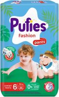 PUFIES FASHION PANTS 6-XL (15+ кг) Еднократни гащи 36 броя МР