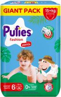 PUFIES FASHION PANTS 6-XL (15+кг) Еднократни гащи 56 броя GP