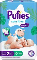 PUFIES SENSITIVE Diapers 2-Mini (4-8кг) Пелени 70 броя в пакет