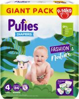 PUFIES FASHION Diapers Пелени 4-Maxi (9-14 кг) 84 бр. (GP)