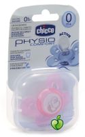 CHICCO PHYSIO COMFORT Залъгалка силикон 0-6 м. Розова